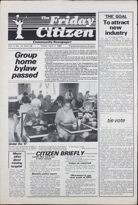 Penetanguishene Citizen (1975-1988), 1 Apr 1983