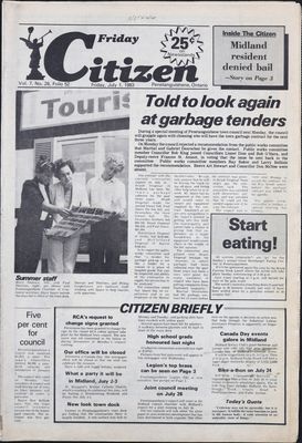 Penetanguishene Citizen (1975-1988), 1 Jul 1983