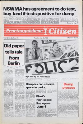 Penetanguishene Citizen (1975-1988), 21 May 1985