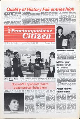 Penetanguishene Citizen (1975-1988), 26 Nov 1985