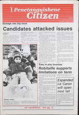 Penetanguishene Citizen (1975-1988), 2 Nov 1988