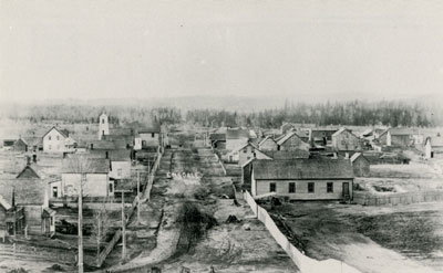 Postcard of Emsdale, circa 1885