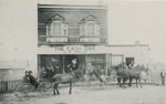 Postcard of the D. S. Vincent "Cash Store," Perry Township, circa 1900