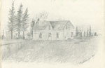 Pencil Sketch of a House, 1978