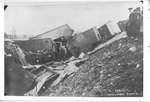 Grand Trunk Railway Wreck, Trenton, Ontario, circa 1910 - 1920