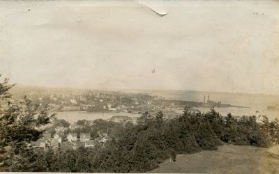 View of Trenton and main Bridge from the Mountain