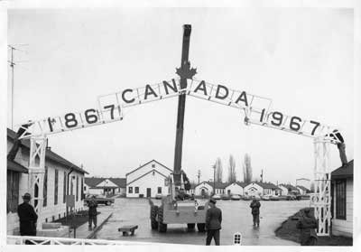 Gates at CFB Trenton for Centennial