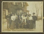 Unidentified Family and their Dog