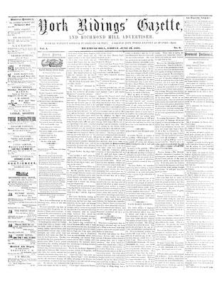 York Ridings' Gazette, 19 Jun 1857