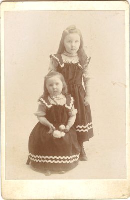Photograph of two young girls