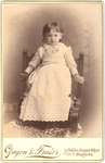 Cabinet photo of a little girl