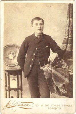 Photograph of a young man
