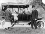 Dr. Rolph Langstaff with the Ford Model T
