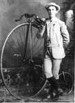 Rolph Langstaff with his first bicycle