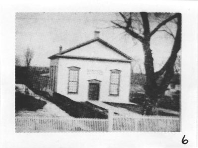 The first building of Richmond Hill Methodist Church.