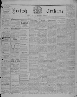 York Ridings' Gazette, 11 Dec 1857