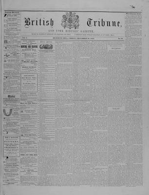 York Ridings' Gazette, 18 Dec 1857