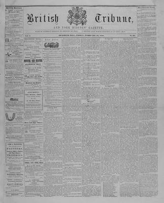 York Ridings' Gazette, 12 Feb 1858