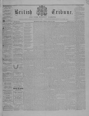 York Ridings' Gazette, 9 Jul 1858