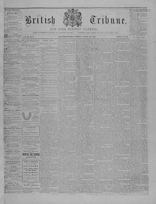 York Ridings' Gazette, 23 Jul 1858