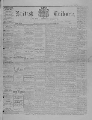 York Ridings' Gazette, 3 Sep 1858