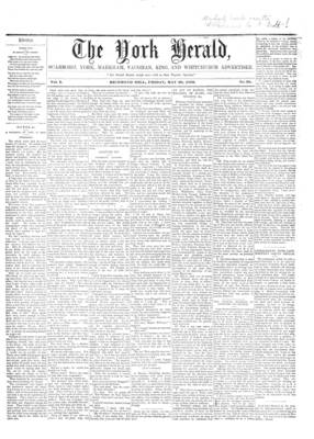 York Herald, 20 May 1859