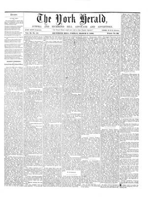 York Herald, 2 Mar 1860