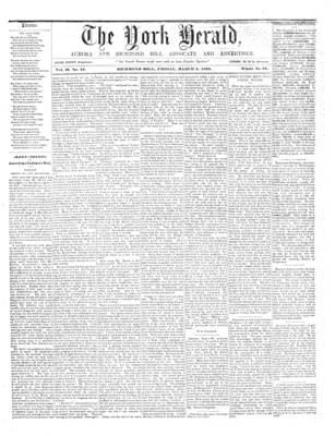 York Herald, 9 Mar 1860