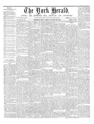 York Herald, 23 Mar 1860