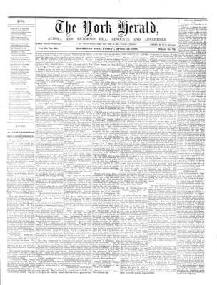 York Herald, 13 Apr 1860