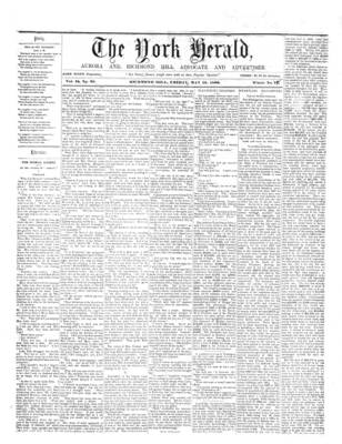 York Herald, 18 May 1860