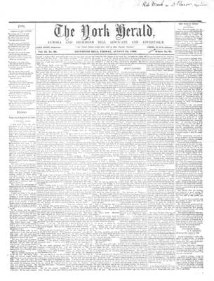 York Herald, 24 Aug 1860