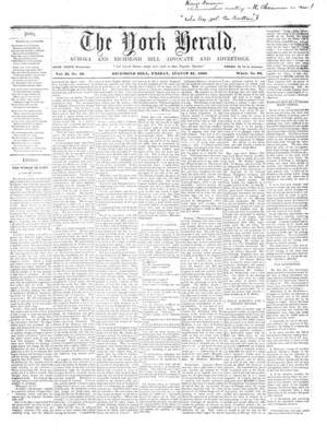 York Herald, 31 Aug 1860