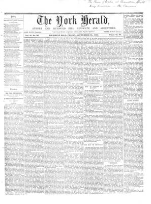York Herald, 21 Sep 1860