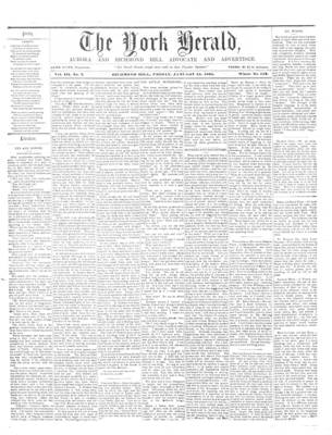 York Herald, 18 Jan 1861