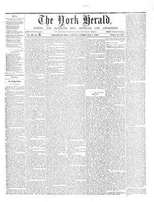 York Herald, 1 Feb 1861