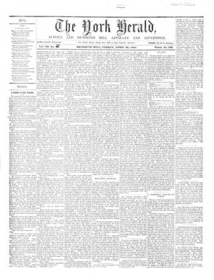 York Herald, 26 Apr 1861