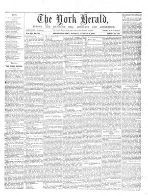 York Herald, 9 Aug 1861