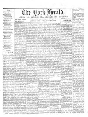 York Herald, 23 Aug 1861