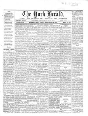 York Herald, 20 Sep 1861