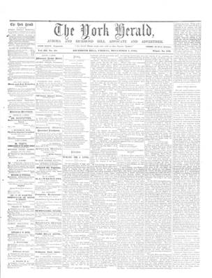 York Herald, 1 Nov 1861