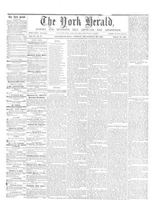 York Herald, 20 Dec 1861