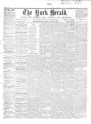 York Herald, 7 Mar 1862