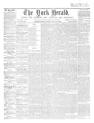 York Herald, 21 Mar 1862