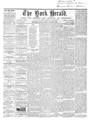 York Herald, 25 Apr 1862