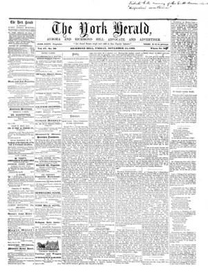 York Herald, 14 Nov 1862