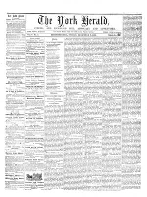 York Herald, 5 Dec 1862