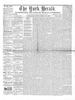 York Herald, 21 Feb 1868