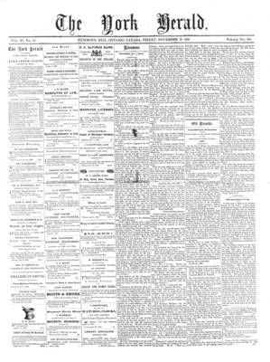 York Herald, 19 Nov 1869