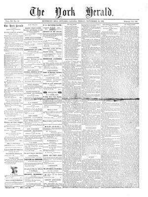 York Herald, 26 Nov 1869